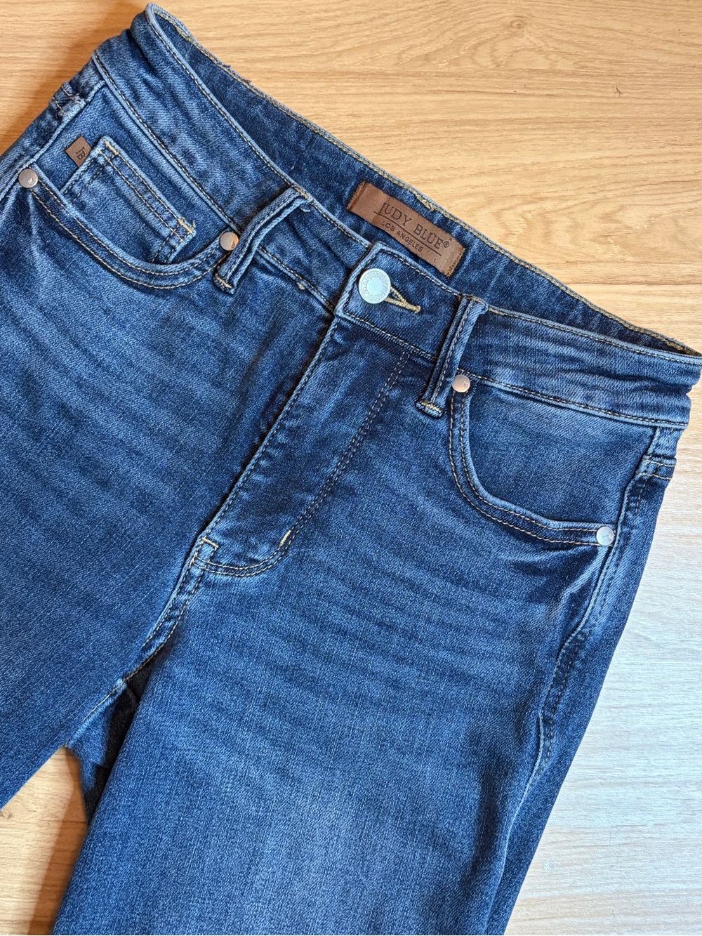 Judy Blue Blue Denim Jeans Size 1/25 Frayed Hem